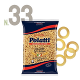 POIATTI PASTA DI SEMOLA ANELLI SICILIANI N.33 1 KG (12 in a box)