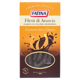 FATINA DRIED FRUITS FILLETS ORANGE COVERED DARK CHOCOLATE 150 GR (16 in a box)