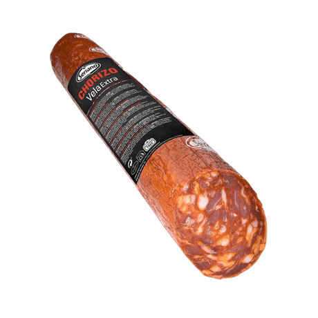 SERRANO SALAME CHORIZO EXTRA VELA SLICE (APPROX. 2 KG)