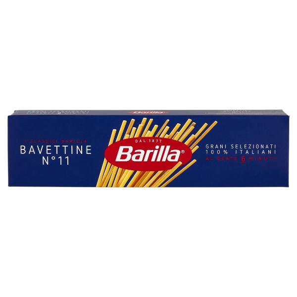 BARILLA PASTA DI SEMOLA BAVETTINE N.11 500 GR (24 in a box)