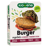 KIO ENE VEGETABLES BURGER ARTICHOKES AND DRIED TOMATOES 200 GR (6 in a box)