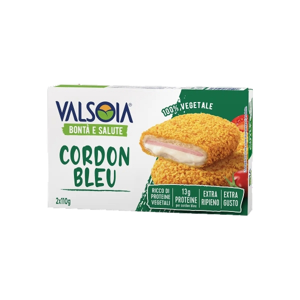 VALSOIA VEGETABLES CORDON BLEU 220 GR (6 in a box)