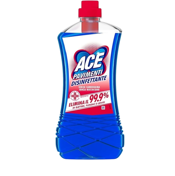 ACE FLOOR DETERGENTS PAVIMENTI DISINFECTANT 1 LT (8 in a box)