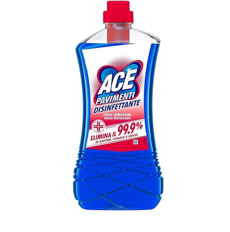 ACE FLOOR DETERGENTS PAVIMENTI DISINFECTANT 1 LT (8 in a box)