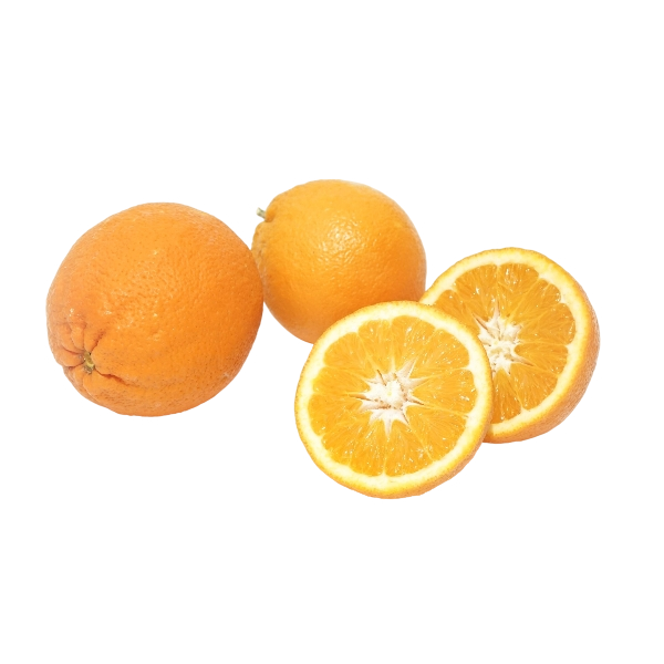 FRESH FRUITS ORANGES LEAFY NAVEL CAL 4 £2.56 AL KG (APPROX 10.2 KG) - ONLY LONDON AREA