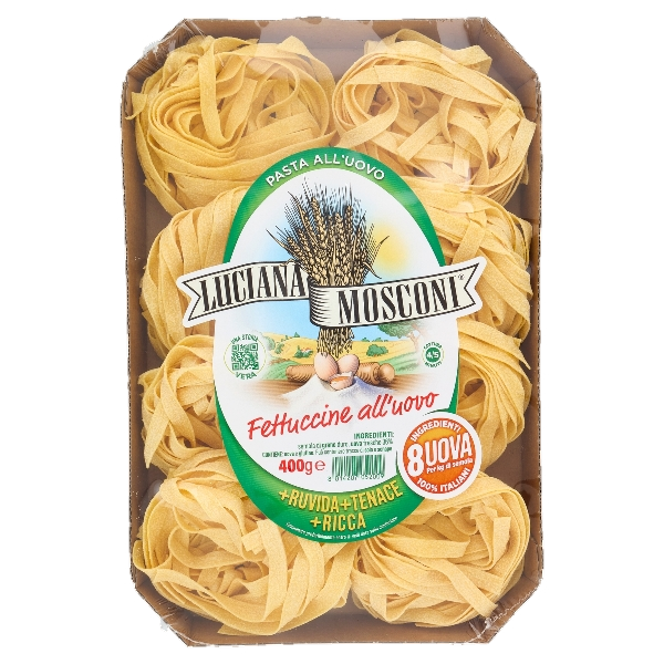 MOSCONI PASTA ALL'UOVO FETTUCCINE 400 GR (12 IN A BOX)