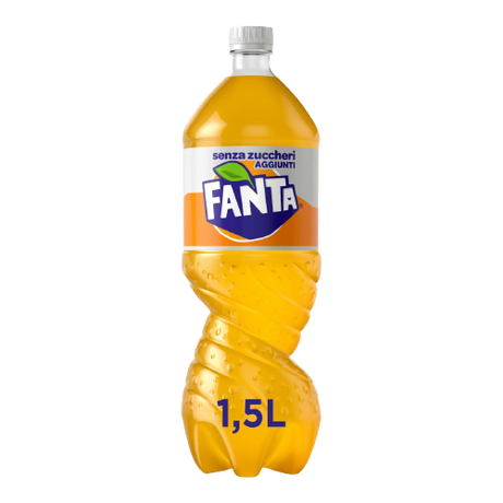 FANTA ZERO ORANGE ARANCIATA PET 1.5 LT (6 in a box)