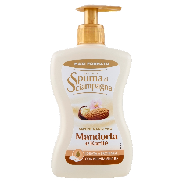 SPUMA DI SCIAMPAGNA SOAP LIQUID ALMONDS 430 ML (12 in a box)