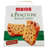 MAINA PANETTONE WITHOUT CANDIED FRUITS 750 GR (16 in a box)