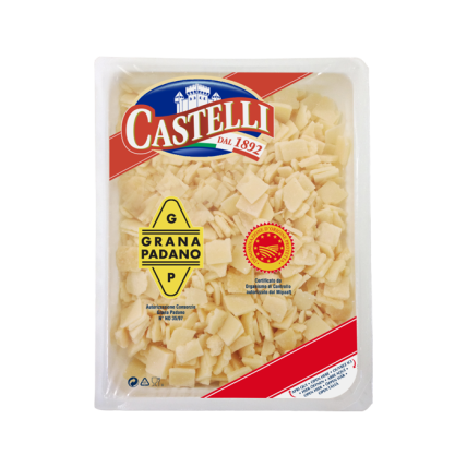 CASTELLI GRANA PADANO SHAVINGS 500 G (4 IN A BOX)