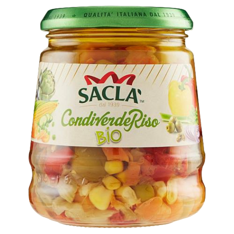 SACLA' ORGANIC CONDIVERDE RISO CLASSICO IN OIL 290 GR (6 in a box)