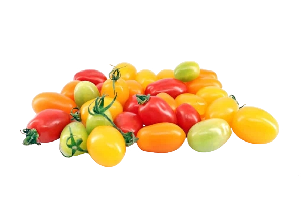 FRESH VEGETABLES TOMATO BABY PLUM HERITAGE £7.43 AL KG (APPROX 3.90 KG) - ONLY LONDON AREA