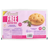 BAULI BREAD FOCACCINE WITH ROSEMARY GLUTEN FREE X4 300 GR (6 in a box)