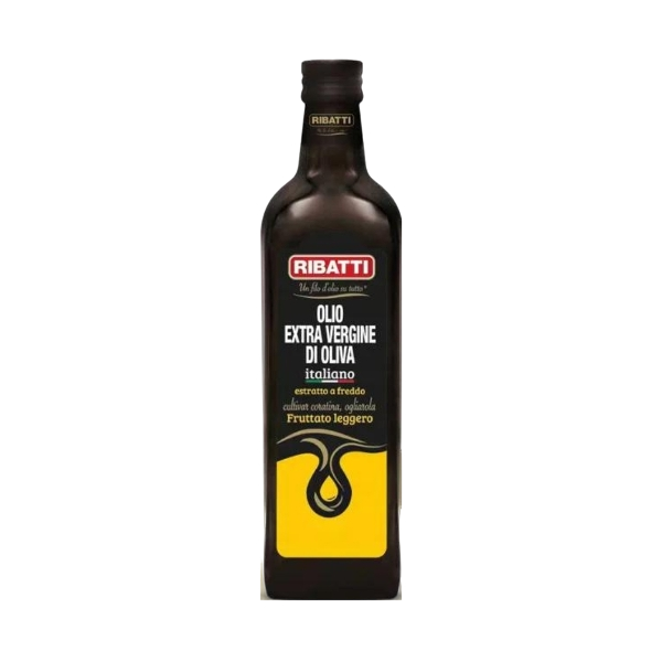 RIBATTI EXTRA VIRGIN OLIVE OIL ITALIANO FRUITY LIGHT 750 ML (6 in a box)