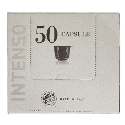 VERGNANO COFFEE CAPSULES NESPRESSO ESPRESSO INTENSO X50 (1 in a box)