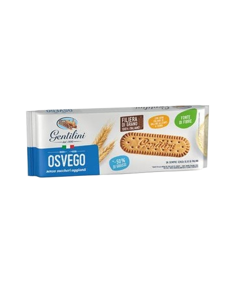 GENTILINI BISCOTTI OSVEGO WITHOUT ADDED SUGAR 250 GR (12 in a box)