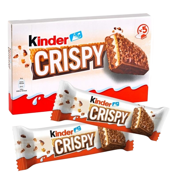 KINDER CRISPY X5 170 GR (16 in a box)