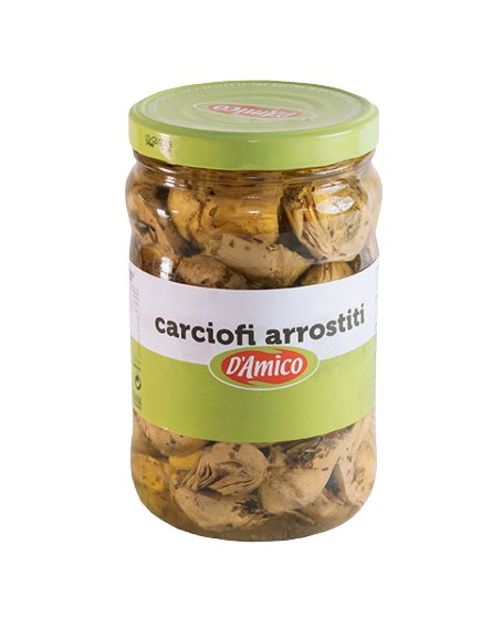 D'AMICO ARTICHOKES ROASTED IN OIL 1.5 KG (2 in a box)