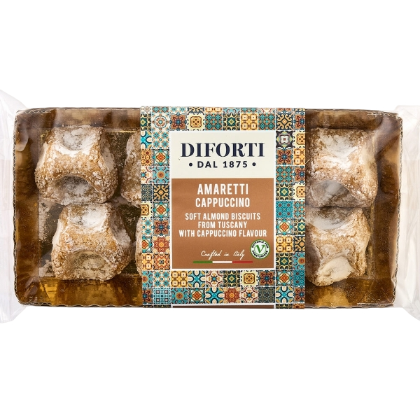 DIFORTI BISCUITS AMARETTI CAPPUCCINO 180 GR (6 in a box)