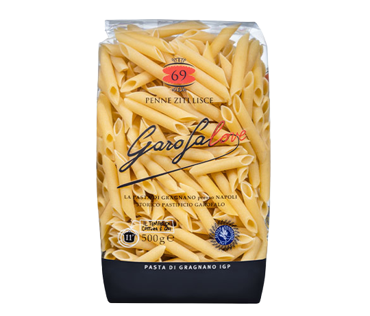 GAROFALO PASTA DI GRAGNANO IGP PENNE ZITI LISCI N. 69 500 GR (16 in a box)