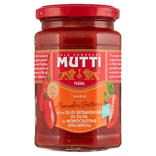 MUTTI PASTA SAUCE SUGO DATTERINO 280 GR (6 in a box)