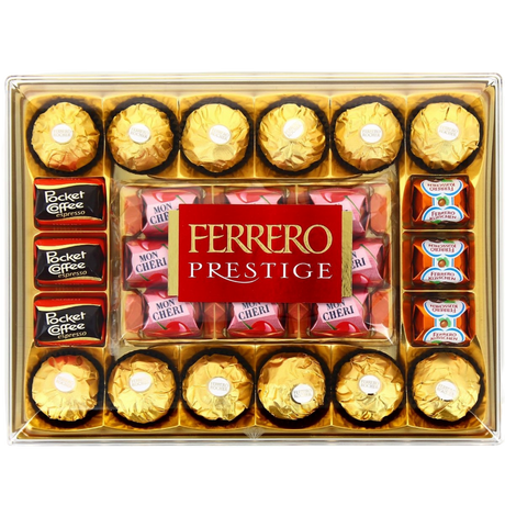 FERRERO PRESTIGE PRALINES MIX T28 329 GR (4 in a box)