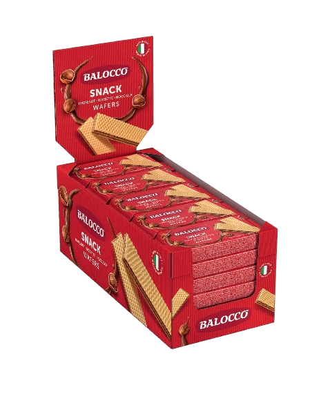 BALOCCO EXPO WAFER HAZELNUT 45 GR X30 (1 in a box)