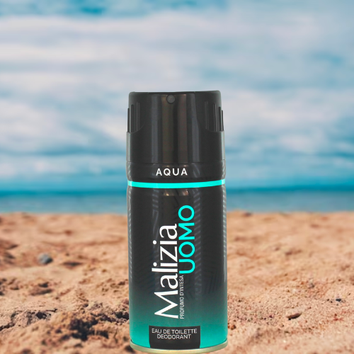 MALIZIA DEO PARFUM MAN AQUA SPRAY 150 ML (12 in a box)