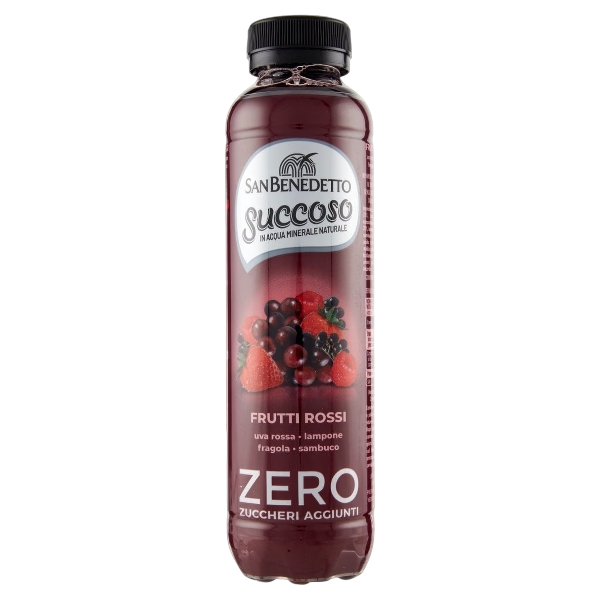 SAN BENEDETTO SUCCOSO ZERO RED FRUITS PET 400 ML (12 in a box)