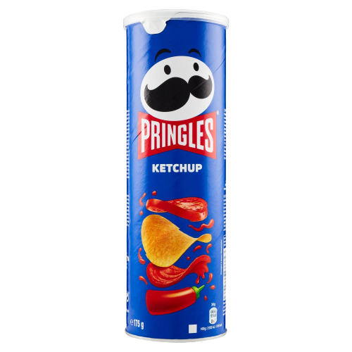 PRINGLES CRISPS KETCHUP TUBE 175 GR (19 in a box)