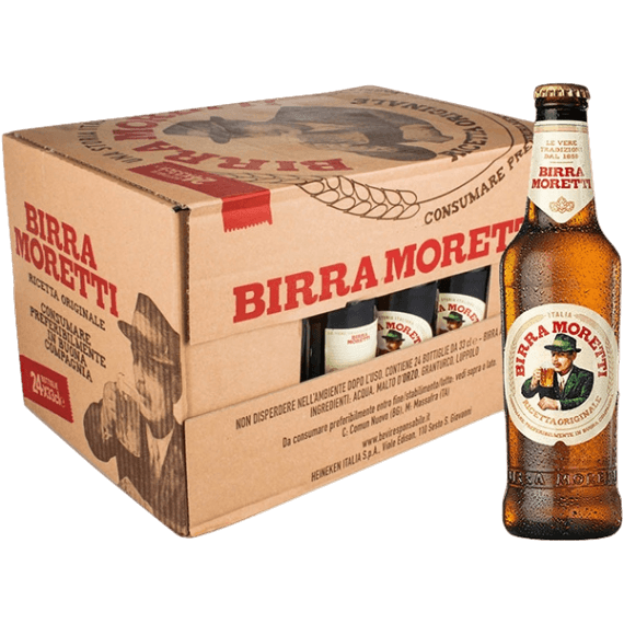 MORETTI BEER LAGER 33 CL 4.6% (24 in a box)