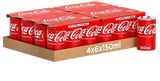 COCA COLA ORIGINAL CANS MINI 15 CL X6  (4 in a box)