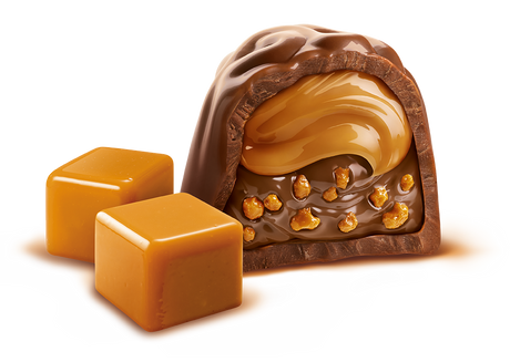 WITOR'S PRALINES GOLDEN MILK CHOCOLATE SALTED CARAMEL 200 GR (12 in a box)