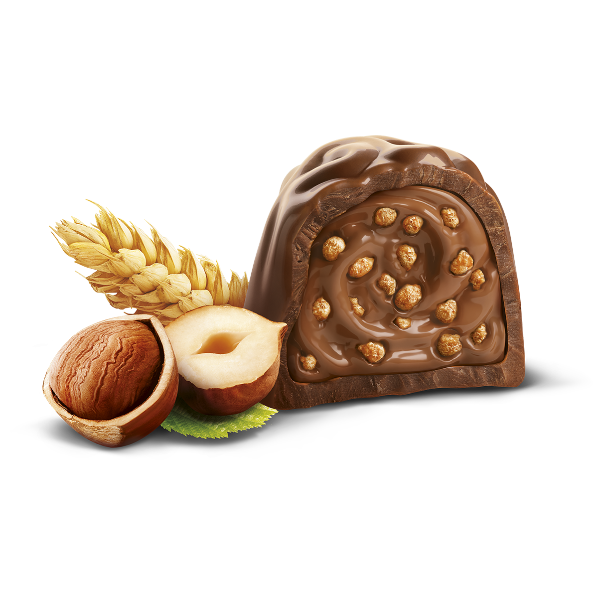 WITOR'S PRALINES GOLDEN MILK CHOCOLATE HAZELNUT 200 GR (12 in a box)