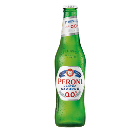 PERONI NASTRO AZZURRO BEER 0.0% ALCOHOL FREE LAGER 33 CL (24 in a box)