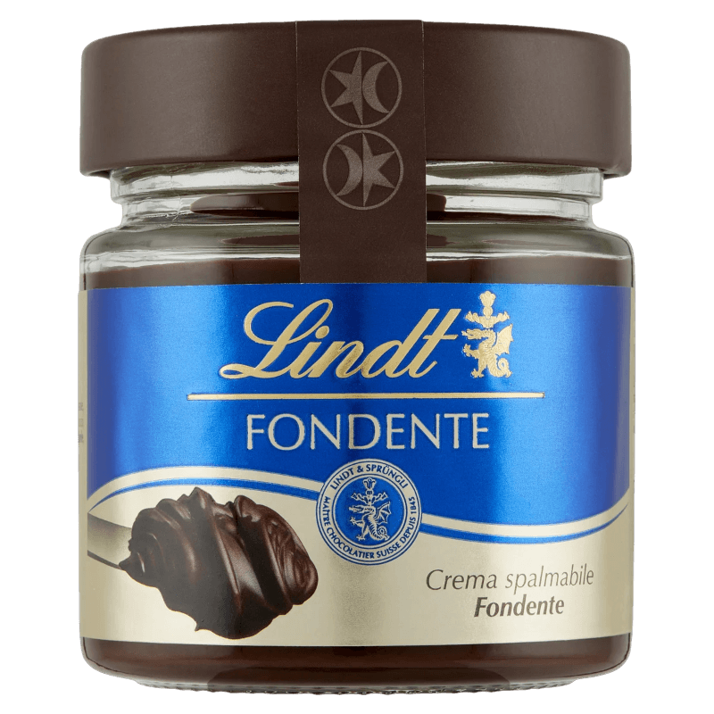 LINDT SPREAD DARK CHOCOLATE JAR 200 GR (12 in a box)