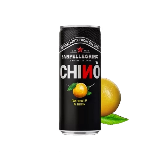 SAN PELLEGRINO CHINO' CHINOTTO CANS 330 ML (24 in a box)