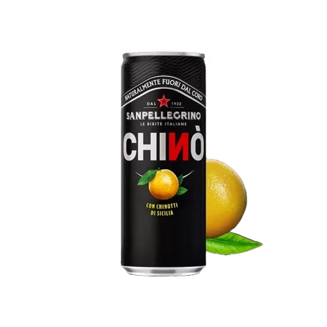 SAN PELLEGRINO CHINO' CHINOTTO CANS 330 ML (24 in a box)