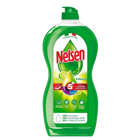NELSEN DISH DETERGENT LEMON 900 ML (12 in a box)