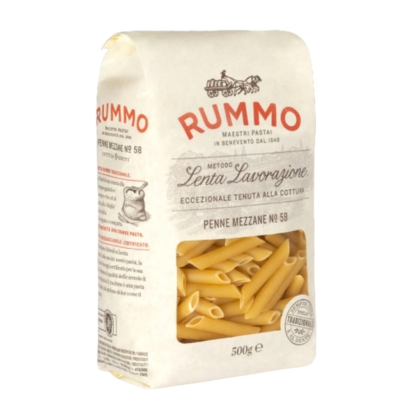 RUMMO PASTA DI SEMOLA PENNE MEZZANE N.58 500 GR (16 in a box)