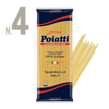 POIATTI PASTA DI SEMOLA SPAGHETTONI N.4 1 KG (12 in a box)