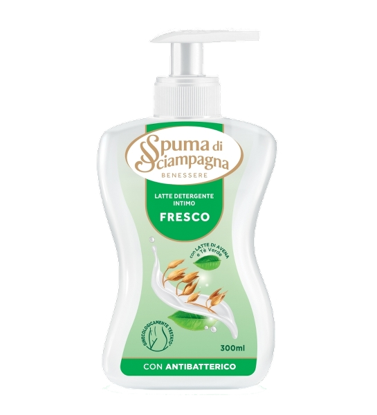 SPUMA DI SCIAMPAGNA INTIMATE WASH FRESCO ANTIBACTERIAL 300 ML (12 IN A BOX)