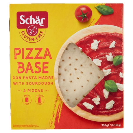 SCHAR BAKERY BASE PIZZA READY GLUTEN FREE X2 300 GR (8 in a box)