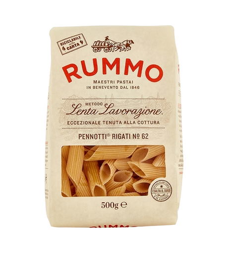 RUMMO PASTA DI SEMOLA PENNOTTI RIGATI N.62 500 GR (16 in a box)