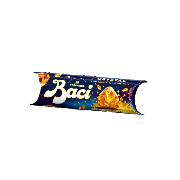 PERUGINA BACI BIJOU CRYSTAL ORANGE STICK 37 GR (21 in a box) LIMITED EDITION