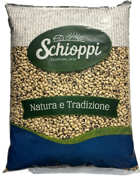 SCHIOPPI DRIED VEGETABLES BEANS DALL'OCCHIO 5 KG (1 in a box)