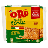 SAIWA ORO BISCOTTI WHOLEMEAL 5 CEREALI 400 GR (20 in a box)