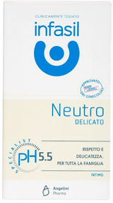 INFASIL INTIMATE WASH NEUTRO DELICATO PH 5.5 200 ML (12 IN A BOX)