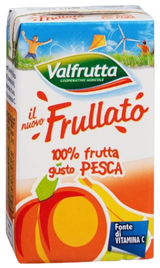 VALFRUTTA FRULLATO FRUIT JUICE PESCA BRICK 125 ML X3 (8 in a box)