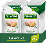 PALMOLIVE SOAP LIQUID ALMOND MILK REFILL 500 ML (12 in a box)